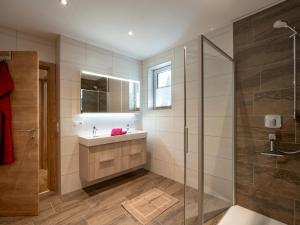 A bathroom at Ferienwohnung Kircher