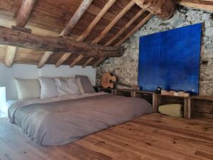 Postel nebo postele na pokoji v ubytování Mas Montet chez Raphael