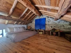 Postel nebo postele na pokoji v ubytování Mas Montet chez Raphael