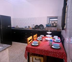 Kuchyň nebo kuchyňský kout v ubytování Family home Tetouan