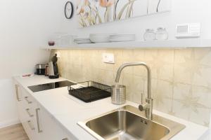 Kuchyňa alebo kuchynka v ubytovaní Raba92 Apartman House