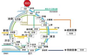 um diagrama de bloco de um circuito com números diferentes em Polar Resort KAWAGUCHI URBAN - Vacation STAY 29860v em Kawaguchi
