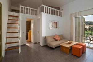 Posezení v ubytování Iro Suites