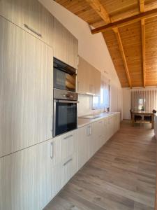 Kuchyň nebo kuchyňský kout v ubytování Villa Leona Palushaj