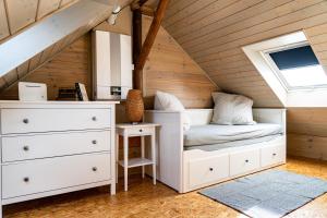 Et opholdsområde på Ferienhaus Gartenglück + 2 billeder