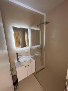 Koupelna v ubytování Mare Rooms Vlore