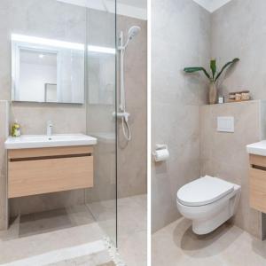 Vannituba majutusasutuses Uus korter Pärnu rannarajoonis