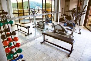Fitness centrum a/nebo fitness zařízení v ubytování Blue Tree Towers Joinville