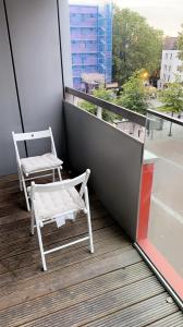 Balkon atau teras di Tee SweetLux Apartment