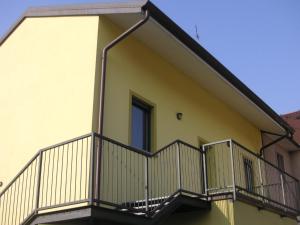 En balkon eller terrasse på Appartamenti RHO