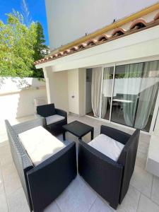 Χώρος καθιστικού στο Cozy & Elegant Appartement Narbonne