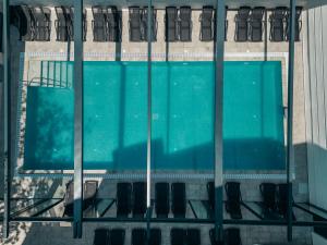 Balkón nebo terasa v ubytování HOTEL TALIA
