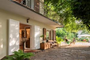 Vonkajšia záhrada v ubytovaní Gästehaus Wallner