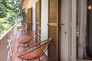 Balkón alebo terasa v ubytovaní Gästehaus Wallner