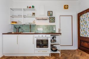 Kuchyňa alebo kuchynka v ubytovaní Gästehaus Wallner