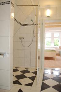 Ett badrum på Villa Deichvoigt