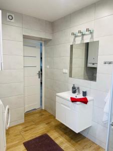 Kúpeľňa v ubytovaní Gladiator Noclegi Zator lV Apartament + 17 fotografií