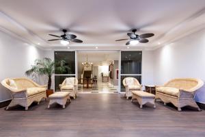 Setusvæði á Hotel Villa Morra Suites