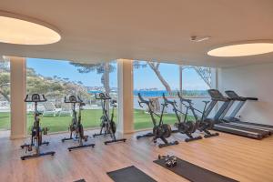 Fitness centrum a/nebo fitness zařízení v ubytování Universal Hotel Lido Park & Spa