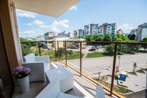 A balcony or terrace at Luxury Martina apartment