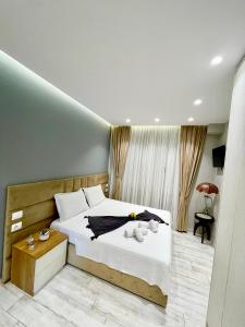 Postel nebo postele na pokoji v ubytování Alb Apartments