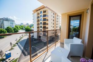 A balcony or terrace at Luxury Martina apartment