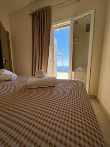 Posteľ alebo postele v izbe v ubytovaní Thermyes Villas 3 with private pool