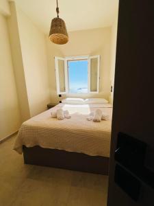Posteľ alebo postele v izbe v ubytovaní Thermyes Villas 3 with private pool
