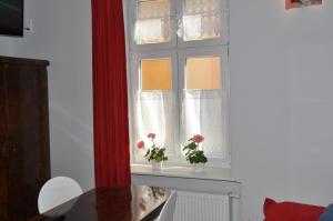 Telewizja i/lub zestaw kina domowego w obiekcie Krakowsky Apartment
