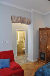 Część wypoczynkowa w obiekcie Krakowsky Apartment