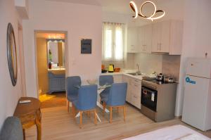 Kuchyň nebo kuchyňský kout v ubytování Dimitra Apartments