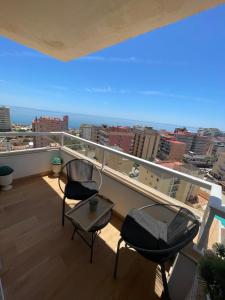 A balcony or terrace at Apartamento vista bonita