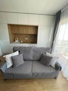 A seating area at Apartamento vista bonita