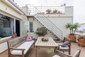 Balkón nebo terasa v ubytování Vive tu vida soñada delante del mar