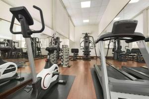 Fitness centrum a/nebo fitness zařízení v ubytování Ramada by Wyndham Bahrain