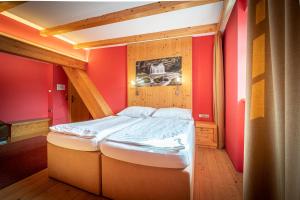 Postel nebo postele na pokoji v ubytování Hotel Sepetná