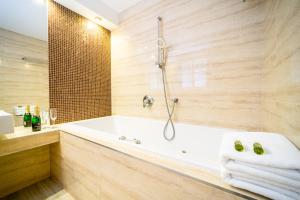 Koupelna v ubytování Hotel Sepetná