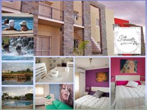a collage of photos of a hotel room at DINASTIE PALACE in Chajarí +40 photos