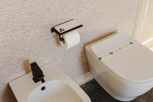 Koupelna v ubytování Incentro Domus