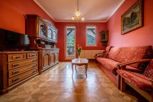 Kuchyň nebo kuchyňský kout v ubytování Hotel Sepetná