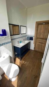 Koupelna v ubytování Le Presbytère - Touillon, jacuzzi, 4 chambres pour 10 + 25 fotografií