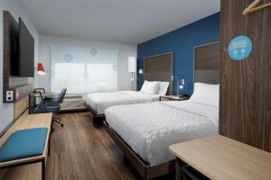 Tru By Hilton Rapid City Rushmore, Sd客房内的一张或多张床位