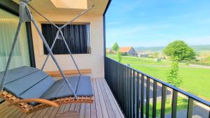 Balkon lub taras w obiekcie Stock & Stein Lodges