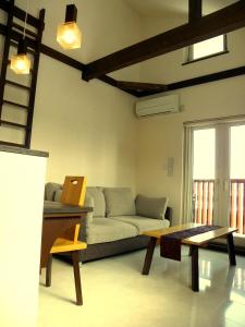 Posezení v ubytování Chalet Fuyuri
