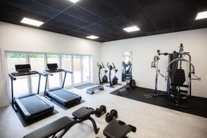 Fitness centrum a/nebo fitness zařízení v ubytování Villa de Beyaerd