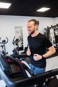Fitness centrum a/nebo fitness zařízení v ubytování Villa de Beyaerd