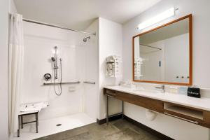 Hampton Inn & Suites Spanish Fork, Ut的一间浴室