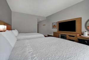 Postel nebo postele na pokoji v ubytování Hampton Inn Midland South, Tx