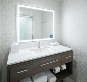 Home2 Suites by Hilton Fort Worth Cultural District的一间浴室