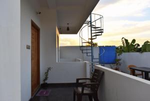 Balkón nebo terasa v ubytování DKV Beach View